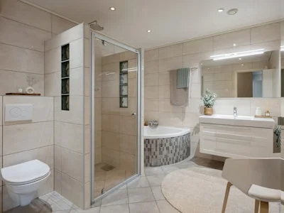 Mampara: Mampara fija — Profiltek